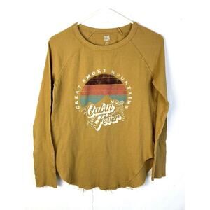 True Craft Thermal Top Great Smokey Mountains Women XS Gold Casual Outdoors